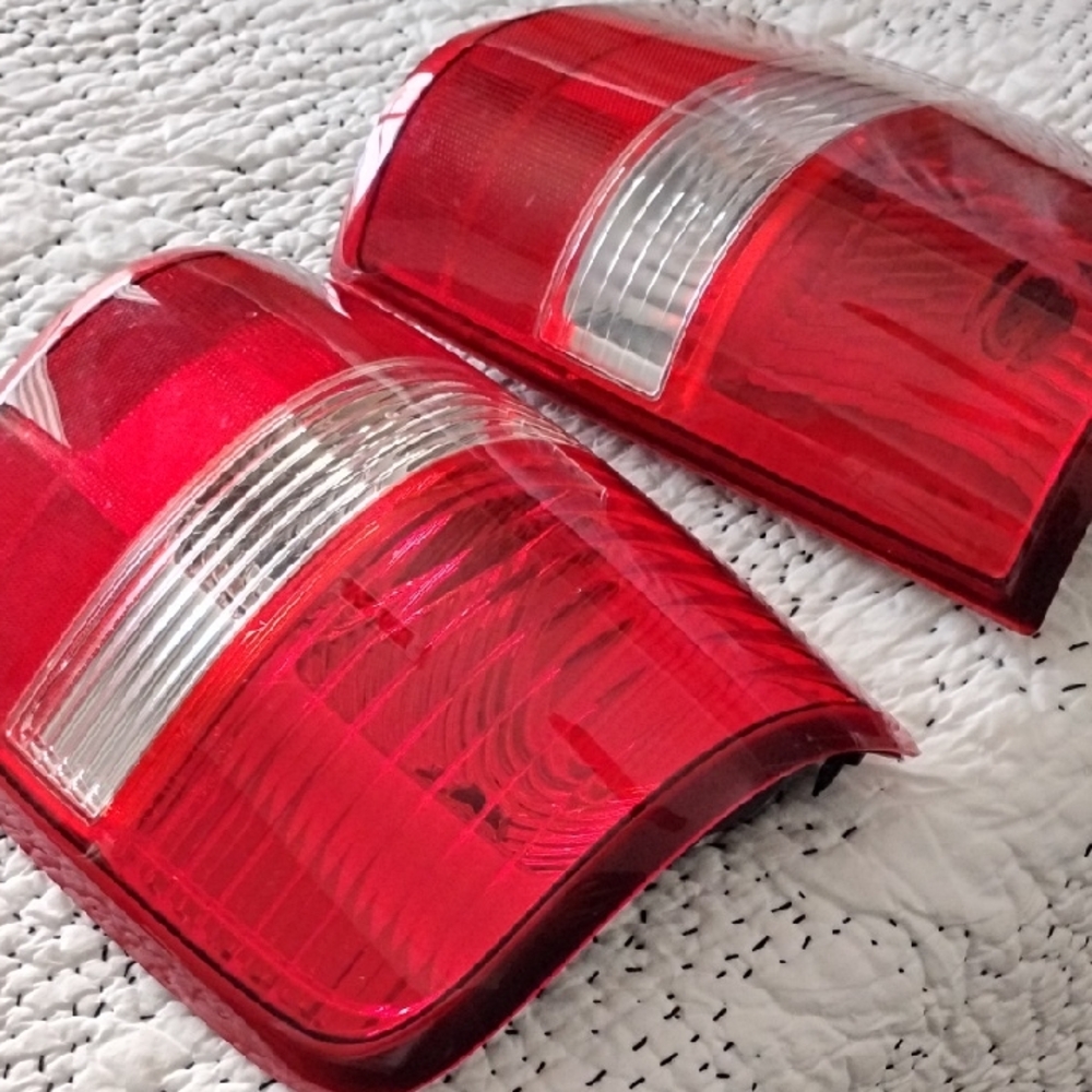 Red Tail Light Covers F-150 Rear Taillights 2007 Set